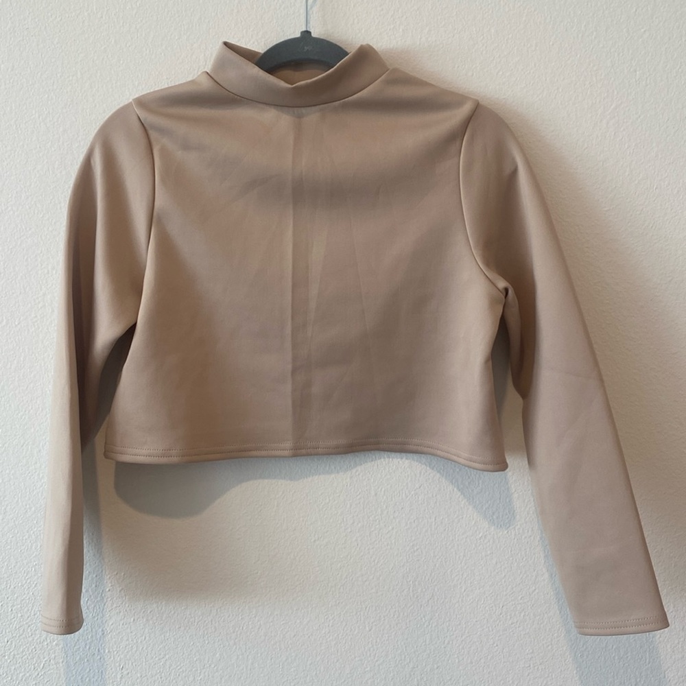 Missguided NWTs Cropped Mock Neck